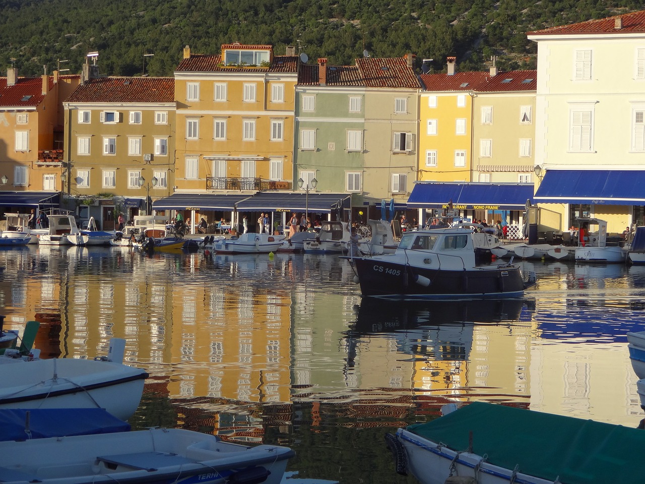 Namai, Veidrodis, Veidrodis, Miestas, Vanduo, Jūra, Abendstimmung, Viduržemio Jūros, Uostas, Nemokamos Nuotraukos