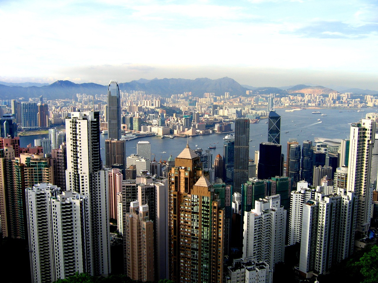 Honkongas, Miestas, Aukšti Namai, Dangoraižis, Architektūra, Panorama, Nemokamos Nuotraukos,  Nemokama Licenzija