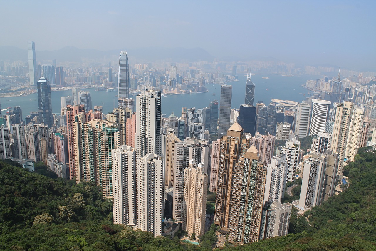 Honkongas, Miestas, Panorama, Hong Kongo Panorama, Asija, Pastatas, Miesto, Architektūra, Metropolis, Honkongas