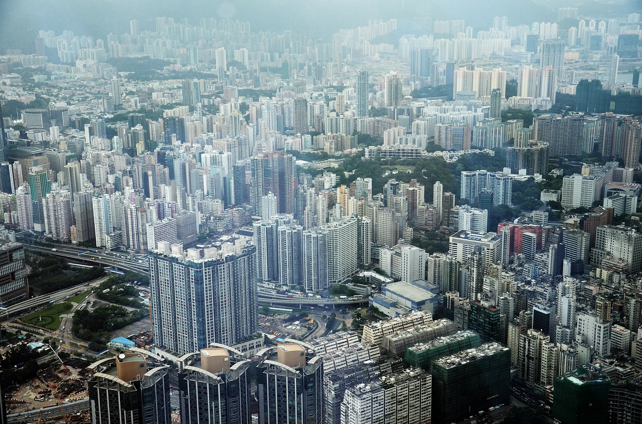 Honkongas, Miestas, Asija, Dangoraižis, Pastatas, Didelis Miestas, Architektūra, Miesto, Metropolis, Panorama