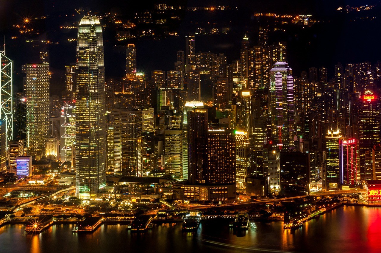 Honkongas, Miestas, Dangoraižiai, Miesto Centras, Eismas, Didelis Miestas, Architektūra, Miesto Aglomeracija, Pastatai, Pastatas