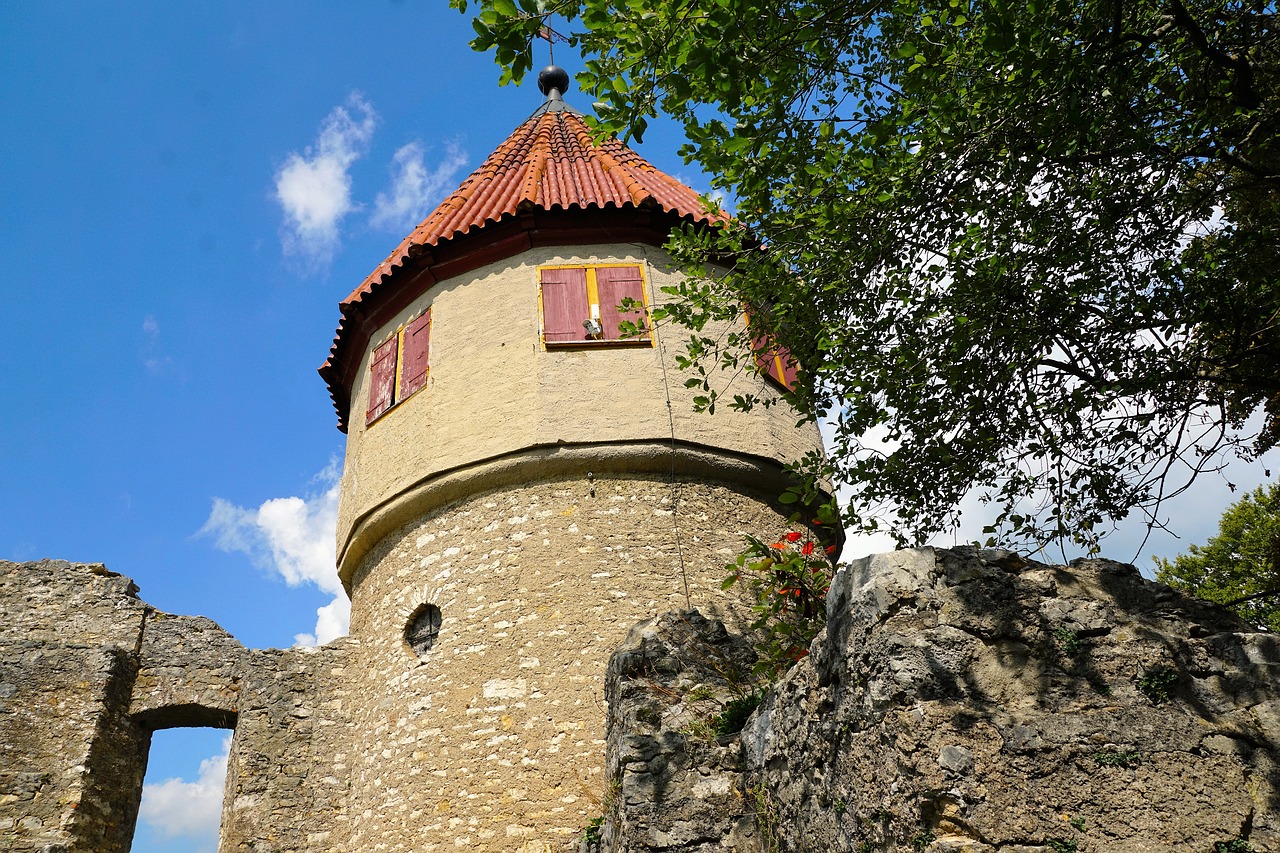 Honing Kalnas, Tuttlingen, Vasara, Sugadinti, Gamta, Pilis, Vokietija, Parkas, Siena, Kraštovaizdis