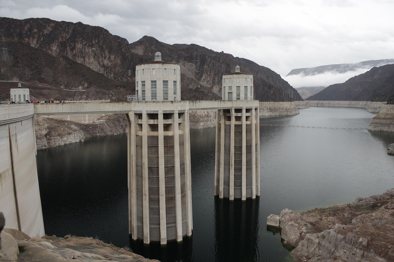 Griovio Užtvankos, Nevada, Laikiklis, Užtvankos, Galia, Arizona, Hidroelektrinis, Upė, Ežeras, Elektra