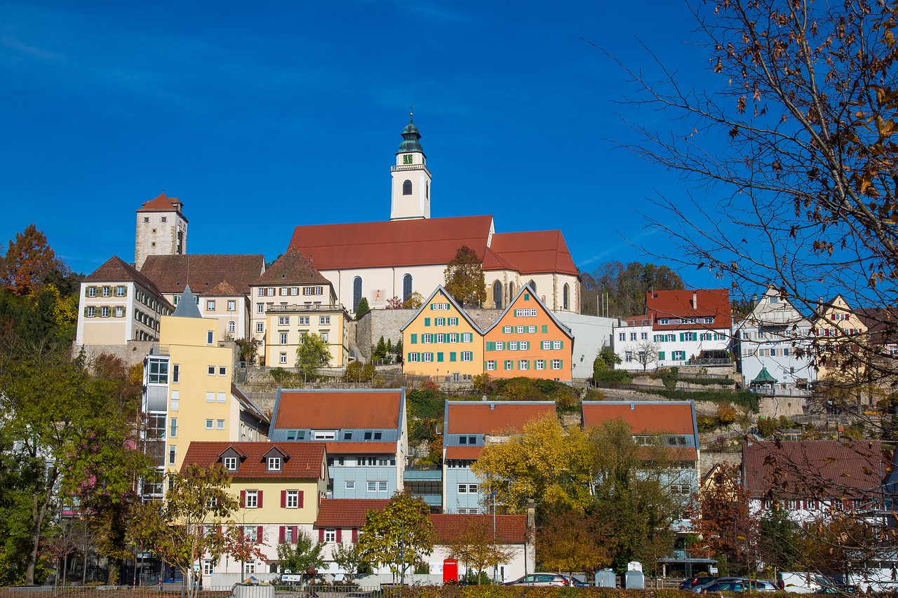 Horb, Horb Am Neckar, Neckar, Kolegiali Bažnyčia, Nemokamos Nuotraukos,  Nemokama Licenzija