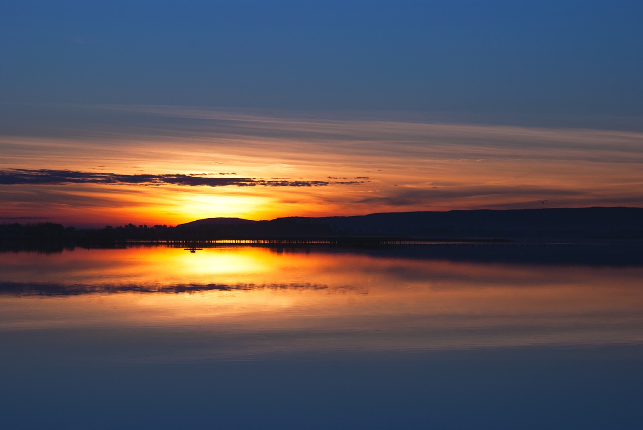 Horizontas, Saulėtekis, Saulėlydis, Saulė, Vanduo, Dangus, Aušra, Dusk, Kraštovaizdis, Spalvinga