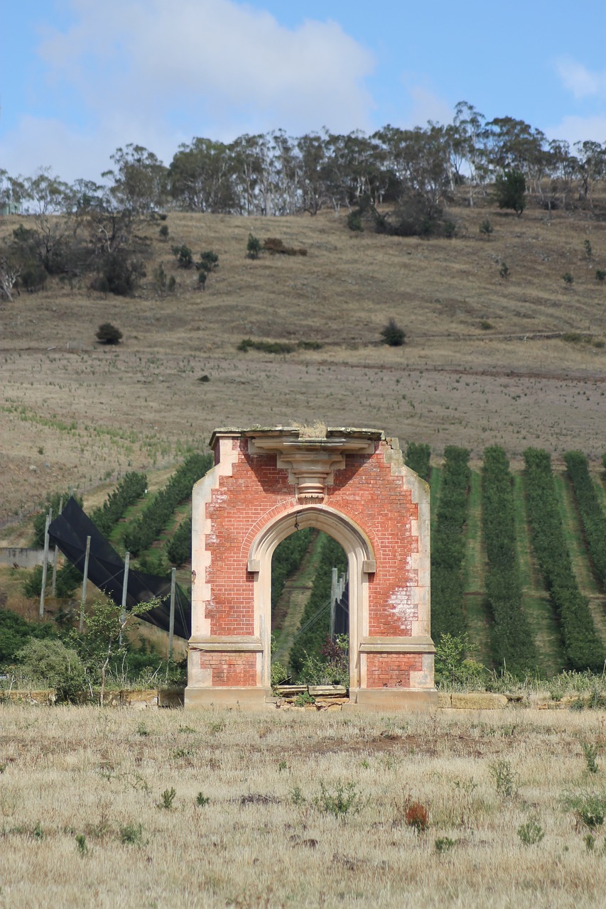 Hortono Kolegijos Fasadas, Griuvėsiai Campbelltown, Tasmanija, Nemokamos Nuotraukos,  Nemokama Licenzija