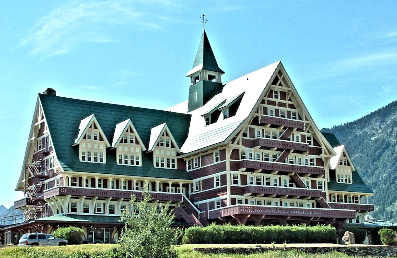Viešbutis Princo Velso, Pastato Architektūra, Albertos Uolų Kalnai, Kanada, Nemokamos Nuotraukos,  Nemokama Licenzija