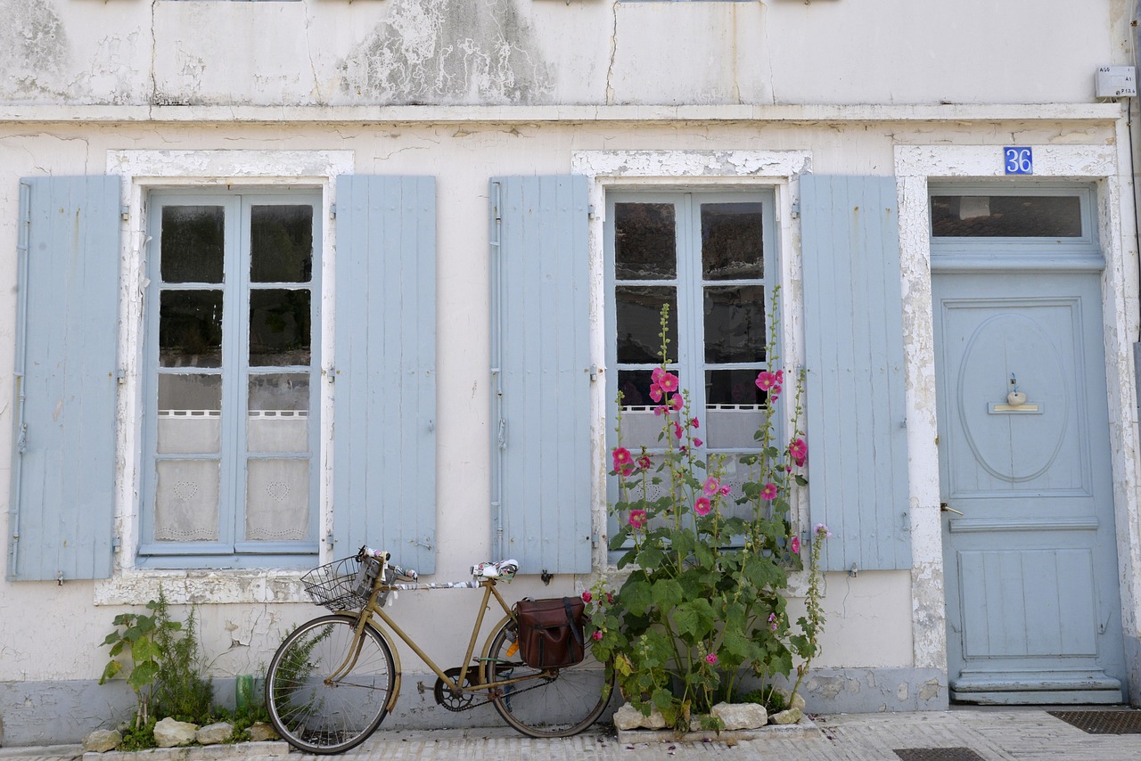 Namas, Retro, France, Ile Doléron, Nemokamos Nuotraukos,  Nemokama Licenzija