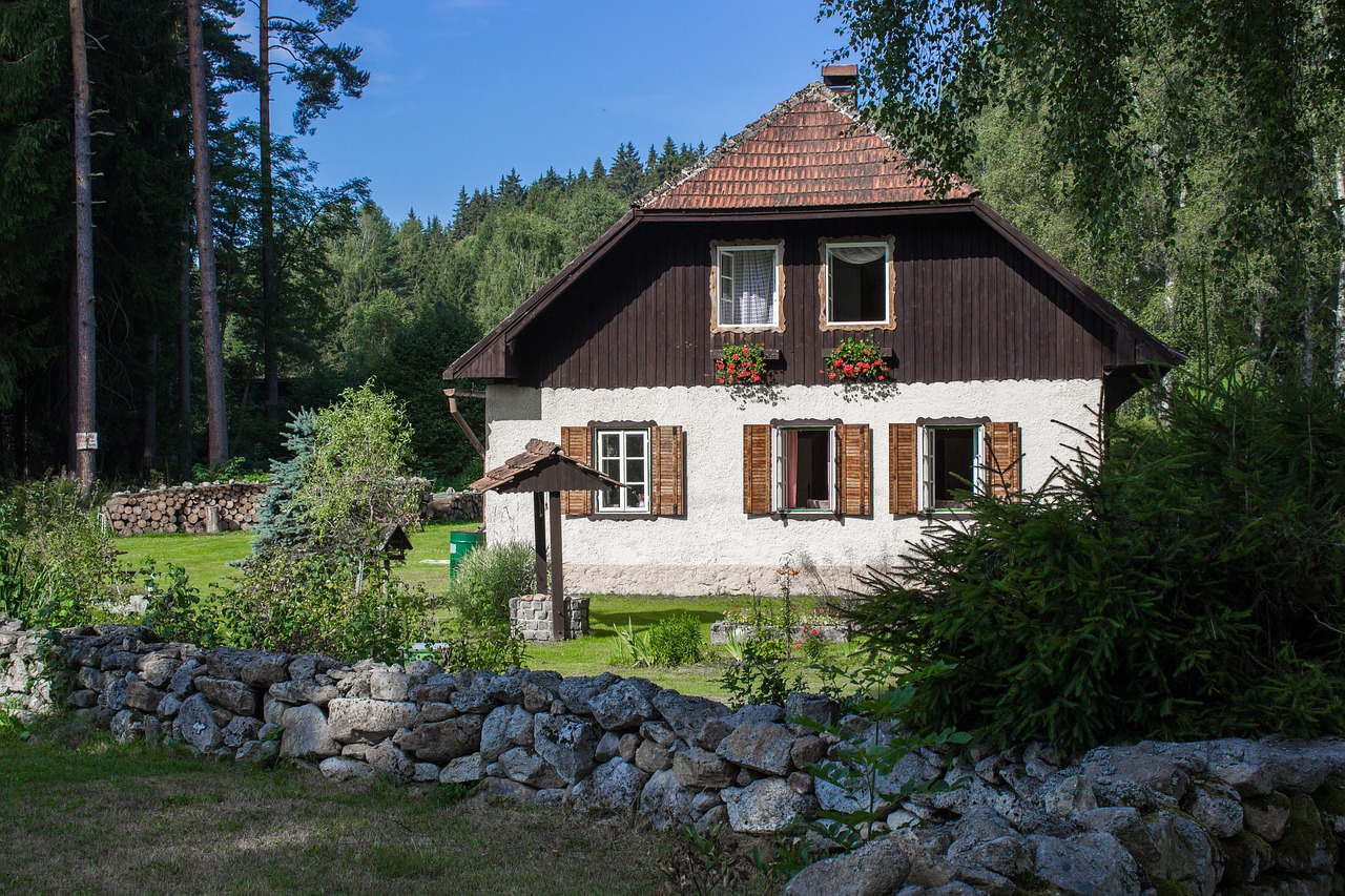 Namas, Kraštovaizdis, Sodas, Medžiai, Akmenys, Šumava, Nemokamos Nuotraukos,  Nemokama Licenzija