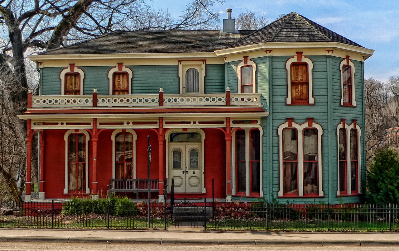 Namas, Namai, Brownville, Nebraska, Usa, Hdr, Architektūra, Mažas Miestelis, Veranda, Nemokamos Nuotraukos