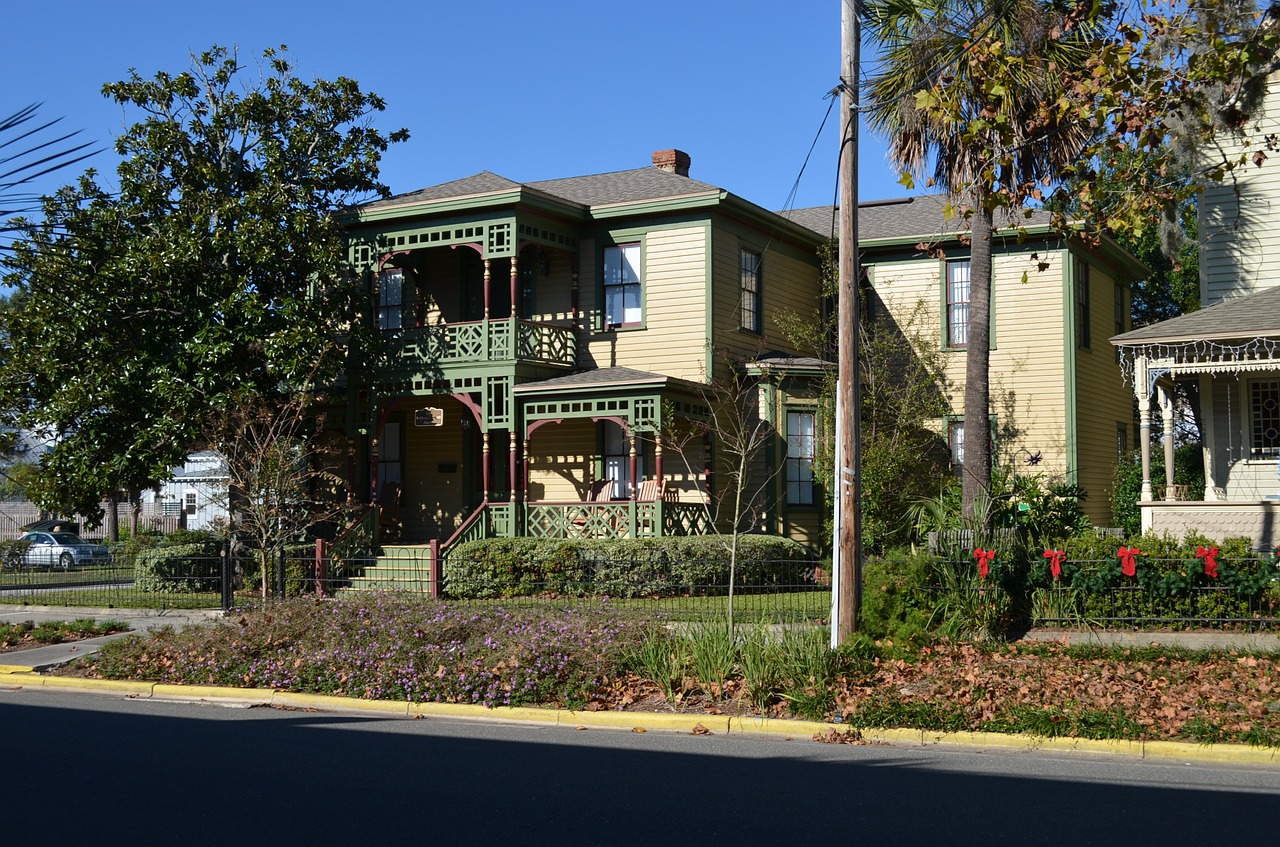 Namas, Victorian, Fernandina Beach, Amelia Sala, Viktorijos Namas, Florida, Nemokamos Nuotraukos,  Nemokama Licenzija