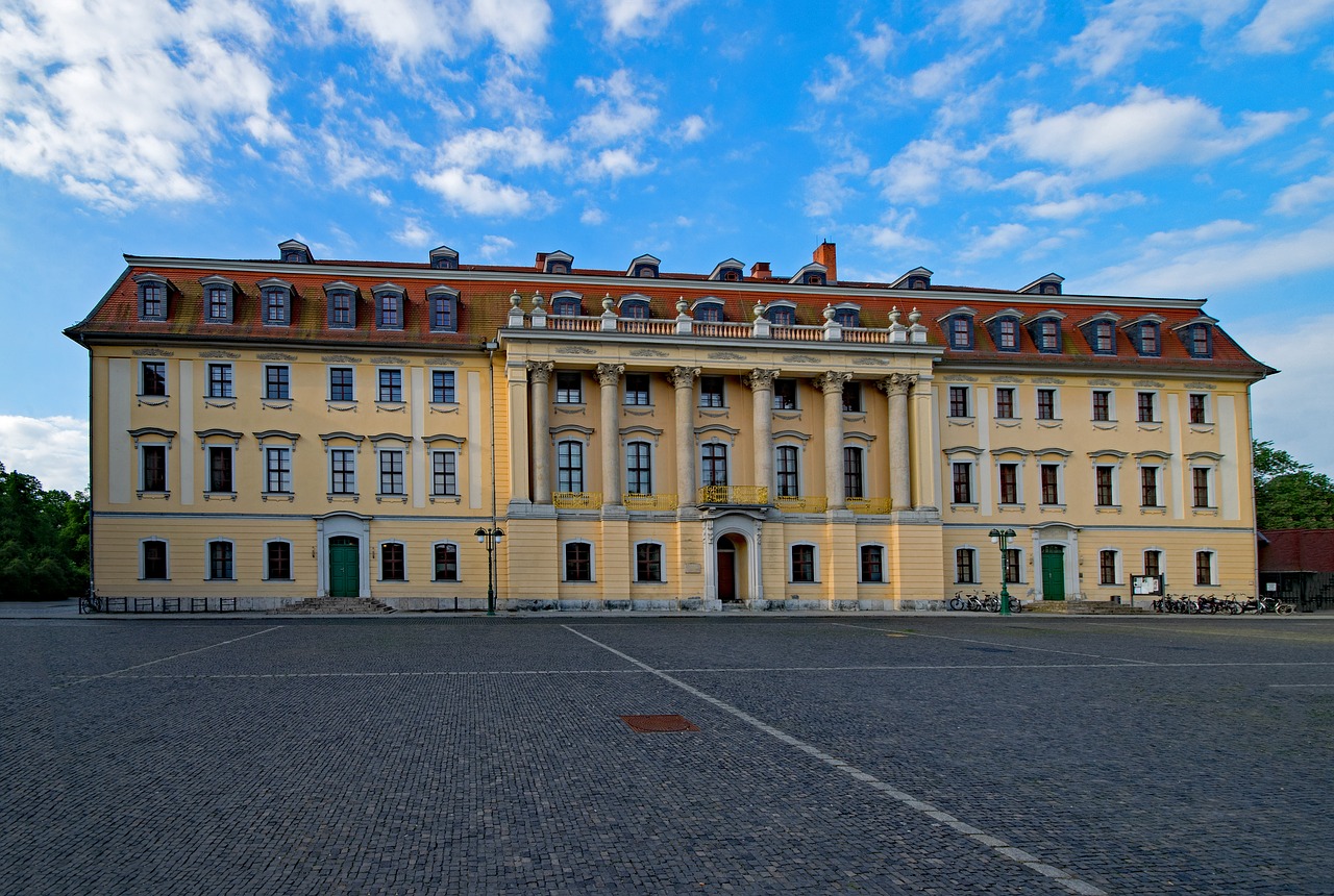 Lordų Namai, Weimar, Turingijos Federalinė Žemė, Vokietija, Senamiestis, Senas Pastatas, Lankytinos Vietos, Kultūra, Menas, Pastatas