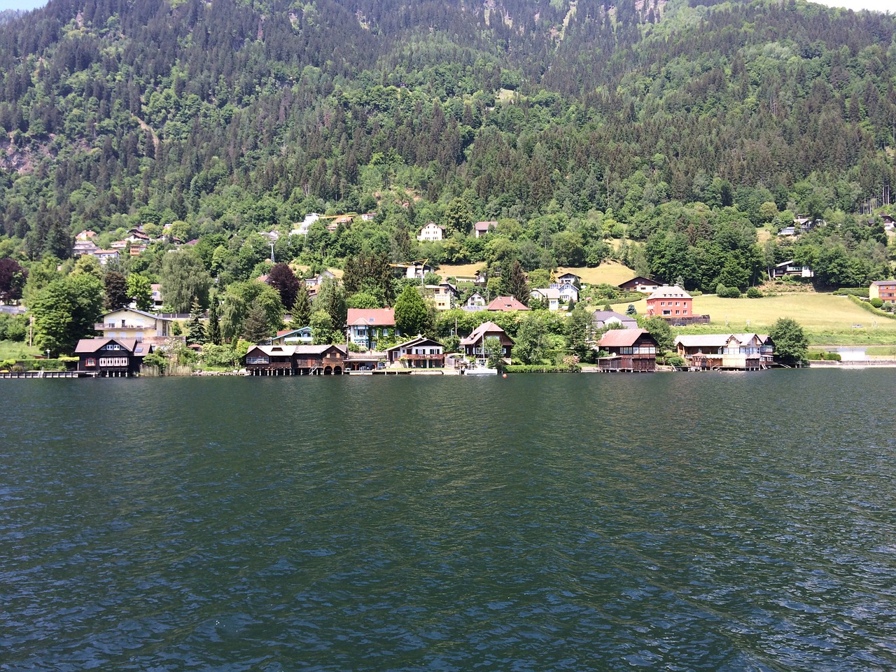 Ežero Namai, Kranto Zona, Austria, Nemokamos Nuotraukos,  Nemokama Licenzija