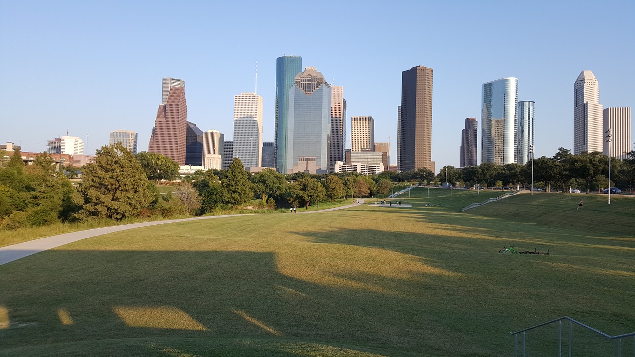 Houstonas, Centro, Miestas, Texas, Parkas, Vaizdingas, Miesto Panorama, Nemokamos Nuotraukos,  Nemokama Licenzija