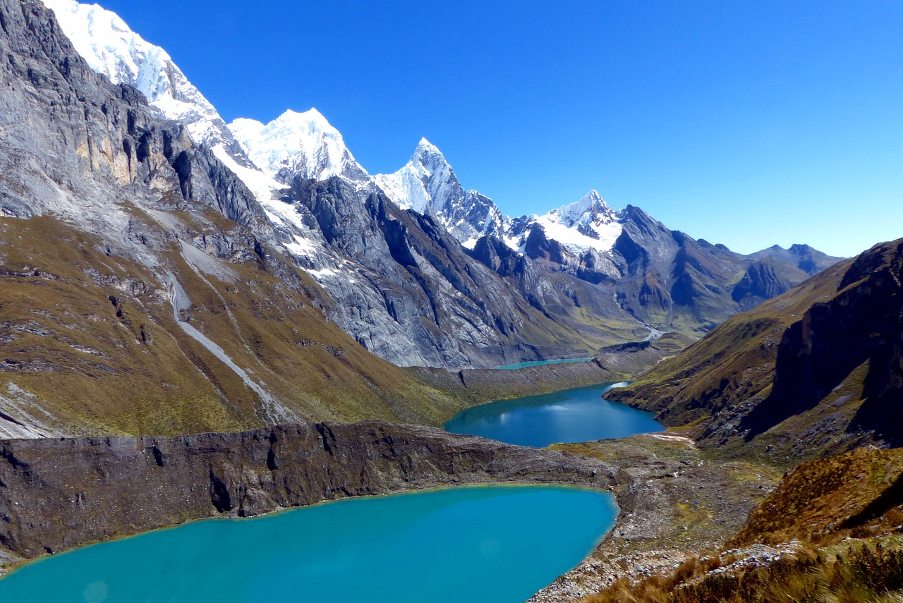 Huayhuash,  Peru,  Pietų Amerika,  Ledynas,  Sniegas,  Kalnai,  Ežeras,  Ežerų,  Ledinė Ežeras,  Kalnų Panorama