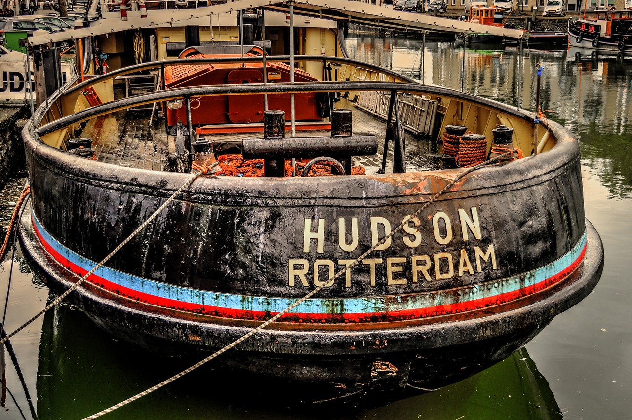 Hudson, Rotterdam, Maassluis, Valtis, Vilkikas, Uostas, Nemokamos Nuotraukos,  Nemokama Licenzija