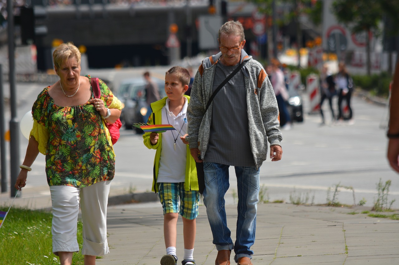 Žmogus, Moteris, Vyras, Vaikas, Christoforo Gatvės Diena, Hamburgas, Gėjus, Demonstracija, Paradas, Žiūrovai