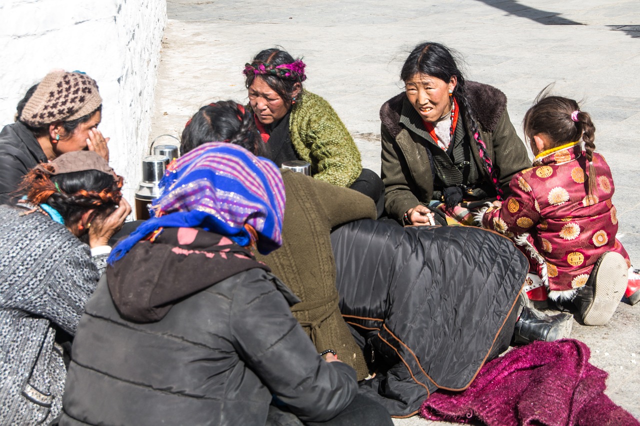 Žmogus, Tibetas, Tibetietis, Šeima, Kelias, Nemokamos Nuotraukos,  Nemokama Licenzija
