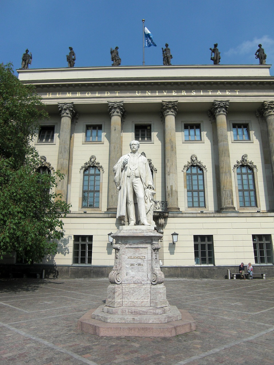 Humboldto Universitetas, Berlynas, Helmholtz, Statula, Paminklas, Universitetas, Nemokamos Nuotraukos,  Nemokama Licenzija