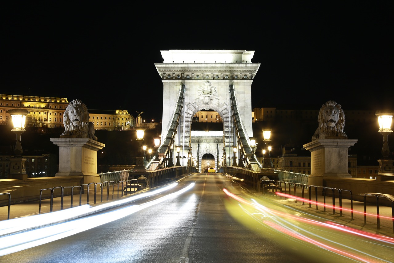 Vengrija, Budapest, Chenio Grandinės Tiltas, Nemokamos Nuotraukos,  Nemokama Licenzija