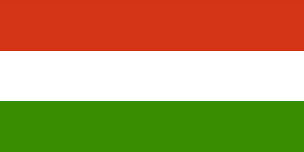 Vengrija, Vėliava, Nacionalinis, Vengrų Kalba, Raudona, Balta, Žalias, Trispalvis, Pareigūnas, Nemokama Vektorinė Grafika