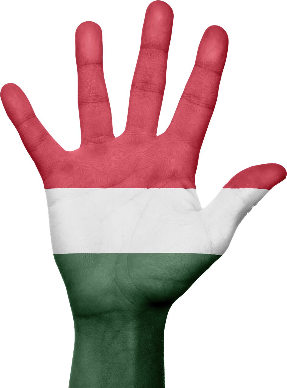 Vengrija, Vėliava, Ranka, Nacionalinis, Pirštai, Patriotinis, Patriotizmas, Vengrų Kalba, Europietis, Gestas