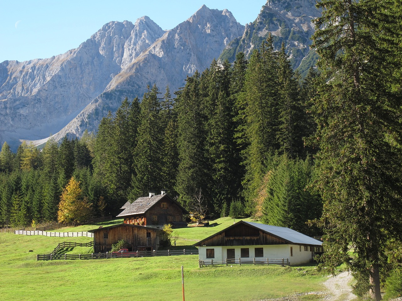 Namelis, Karwendel, Alpių, Kalnai, Nemokamos Nuotraukos,  Nemokama Licenzija