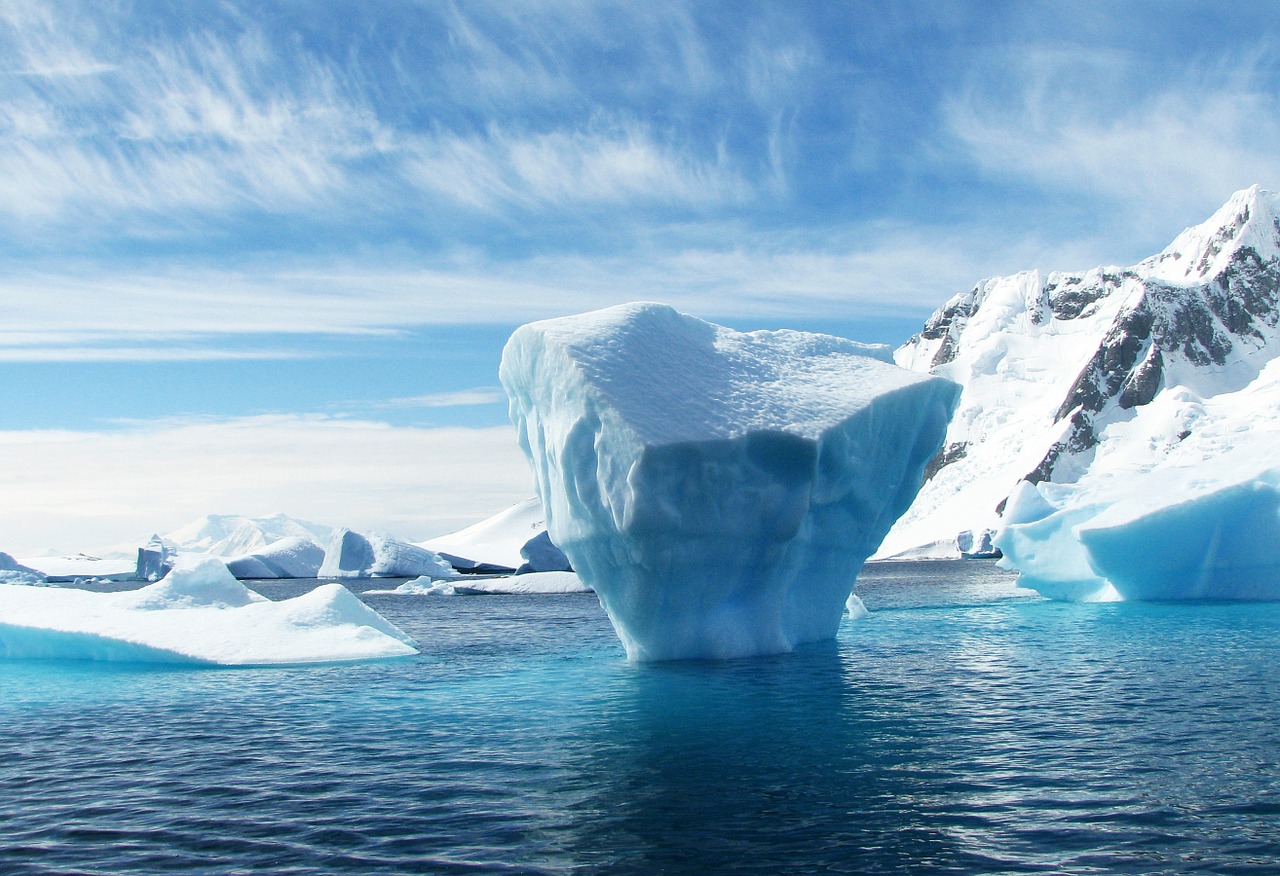 Ledkalnis, Antarctica, Polar, Mėlynas, Ledas, Jūra, Peizažas, Nemokamos Nuotraukos,  Nemokama Licenzija