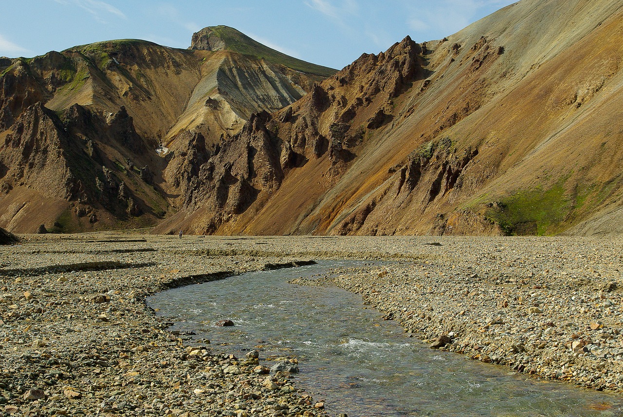 Iceland, Landmannalaugar, Ford, Torrent, Pasivaikščiojimas, Nemokamos Nuotraukos,  Nemokama Licenzija