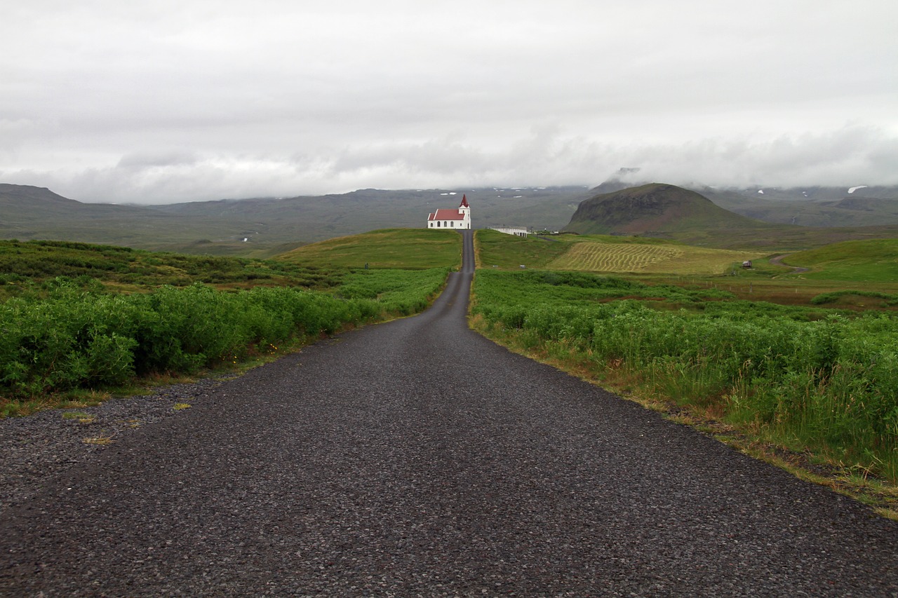 Iceland, Bažnyčia, Gamta, Kraštovaizdis, Kaimas, Lauke, Nemokamos Nuotraukos,  Nemokama Licenzija