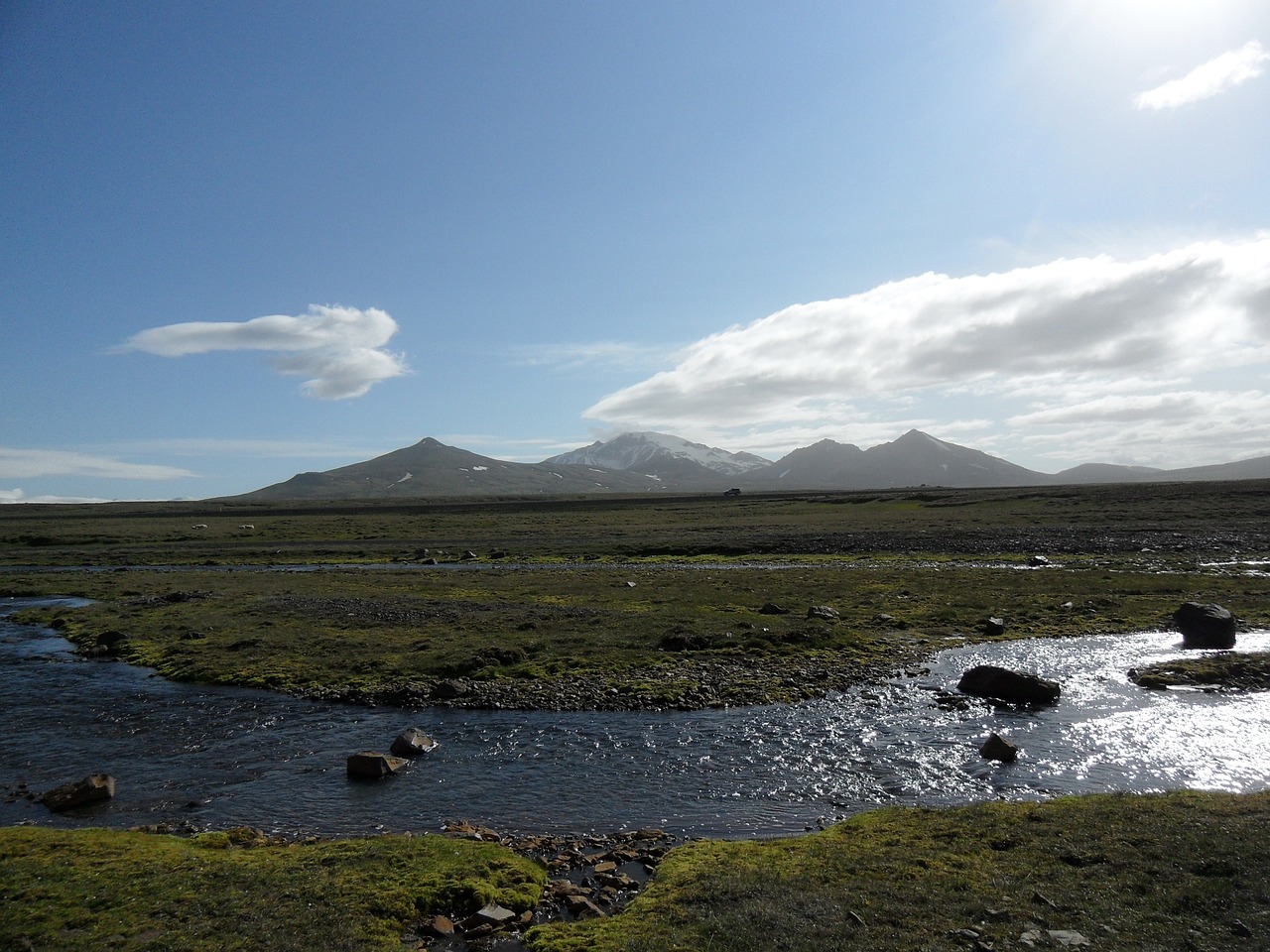 Iceland, Ledynas, Highlands, Upė, Vanduo, Kraštovaizdis, Nemokamos Nuotraukos,  Nemokama Licenzija