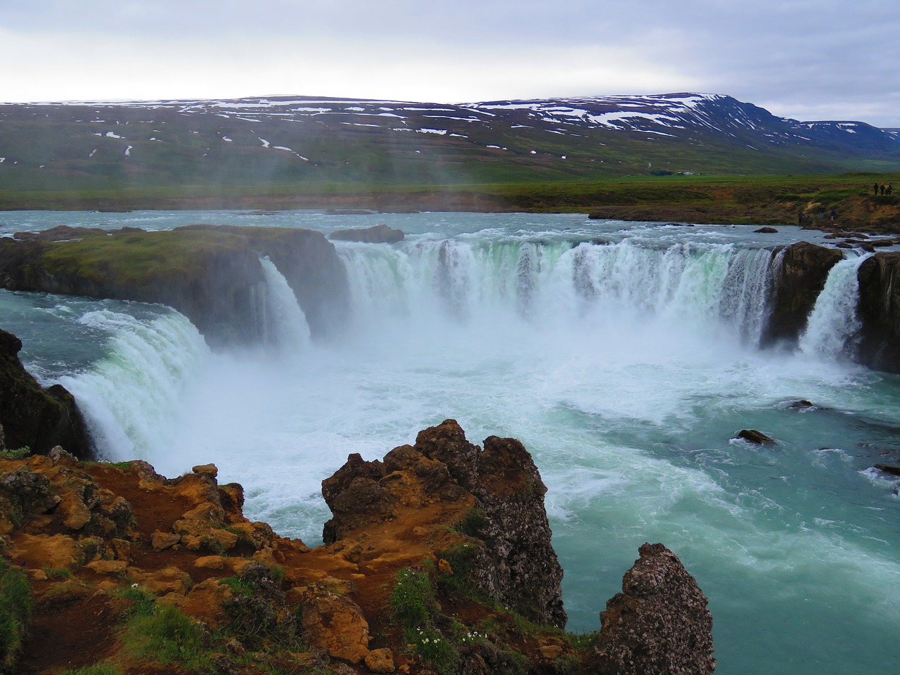 Iceland, Krioklys, Godafoss, Turistų Atrakcijos, Kriokliai, Nemokamos Nuotraukos,  Nemokama Licenzija
