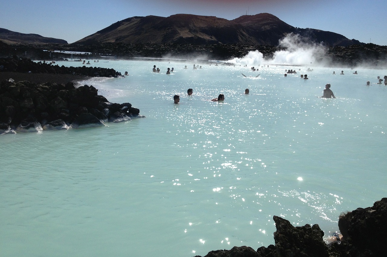 Iceland, Mėlyna Lagūna, Vanduo, Karštosios Versmės, Gamta, Peizažas, Natūralus Vanduo, Šiluminė Savybė, Karštas Baseinas, Turistų Atrakcijos