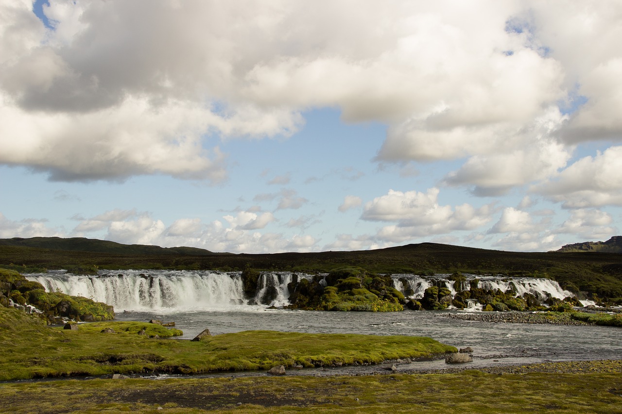 Iceland, Krioklys, Žalias, Gamta, Nemokamos Nuotraukos,  Nemokama Licenzija