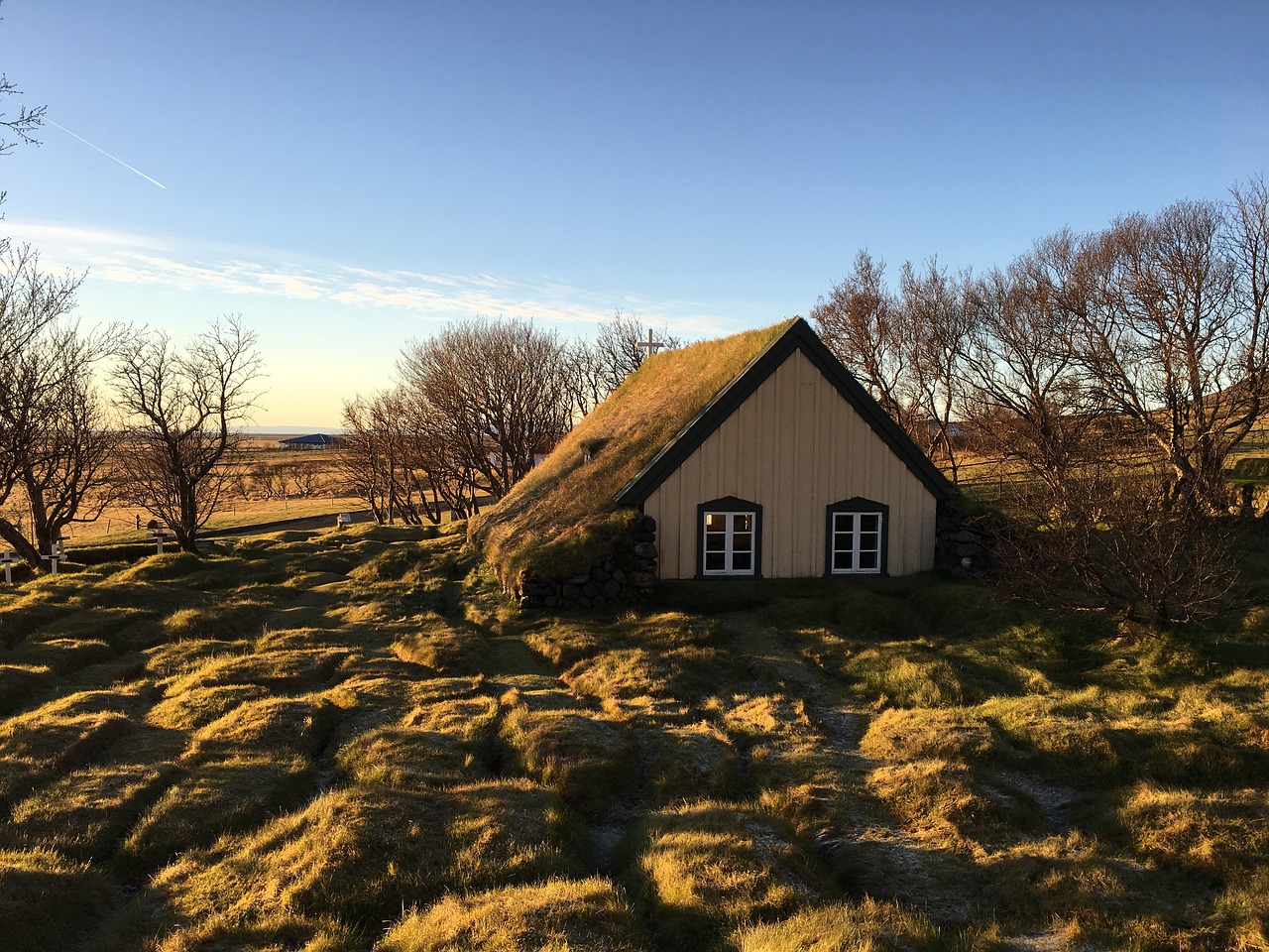 Iceland, Bažnyčia, Namai, Samanos, Koplyčia, Velnio Bažnyčia, Nemokamos Nuotraukos,  Nemokama Licenzija