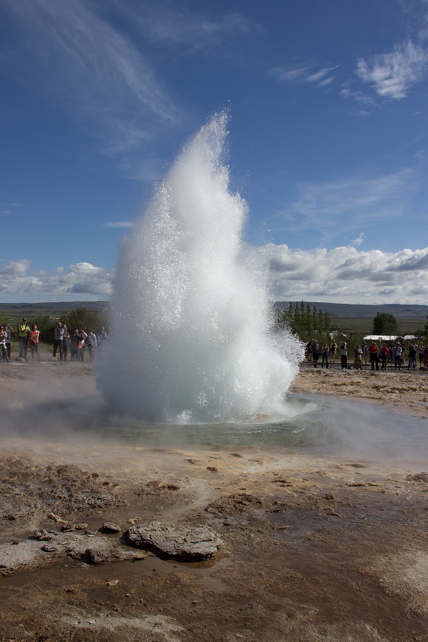 Iceland, Geizeris, Karštas Pavasaris, Vanduo, Mėlynas, Nemokamos Nuotraukos,  Nemokama Licenzija