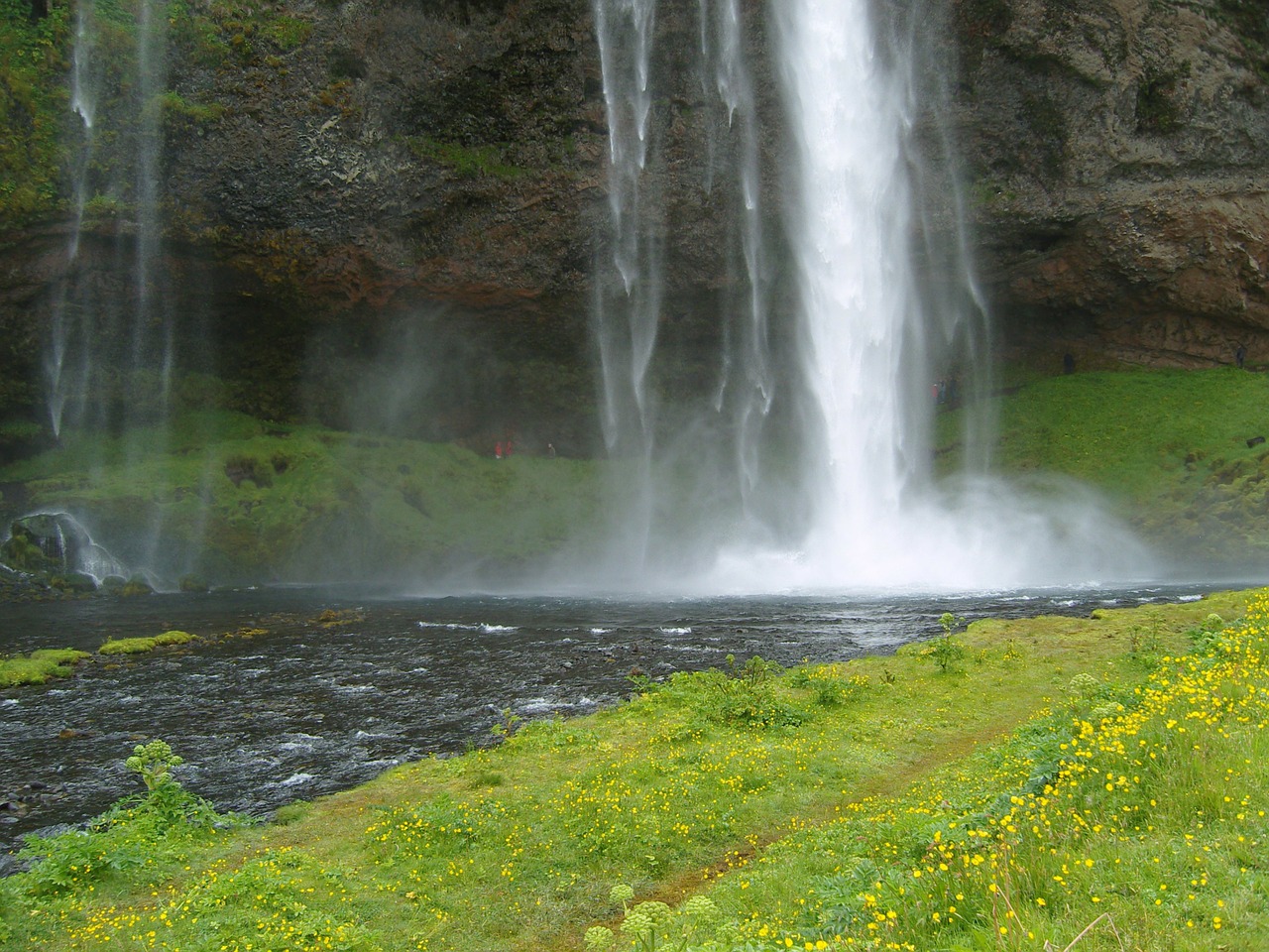 Iceland, Krioklys, Žalias, Vanduo, Vaizdingas, Gamta, Gamtos Jėga, Purslų, Nemokamos Nuotraukos,  Nemokama Licenzija