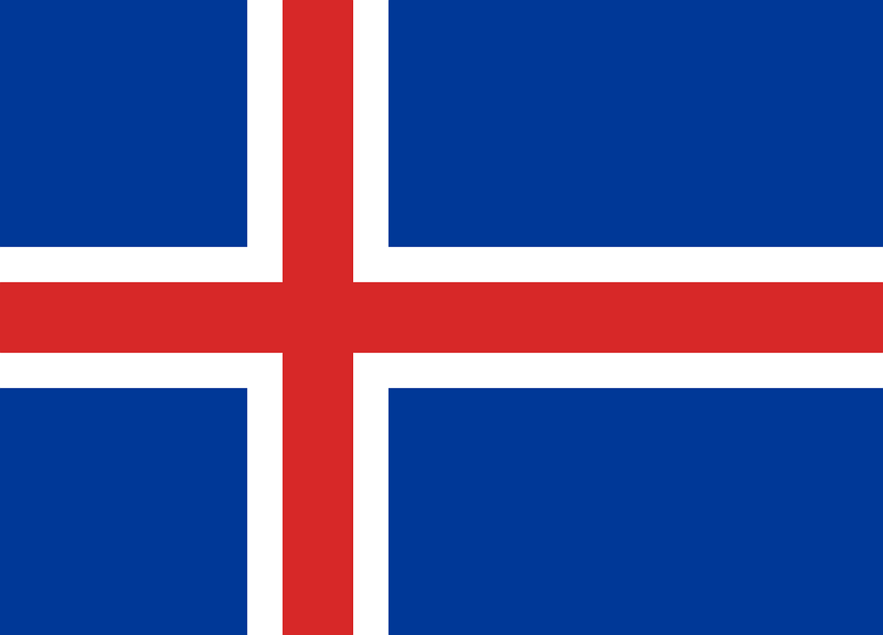 Iceland, Vėliava, Simbolis, Šalis, Tauta, Icelandic, Europa, Ženklai, Simboliai, Nordic