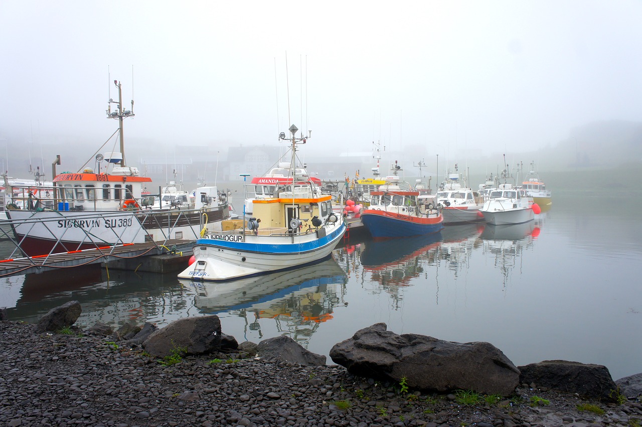 Iceland, Uostas, Žvejybos Laivai, Nemokamos Nuotraukos,  Nemokama Licenzija