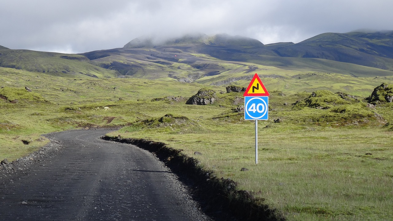 Iceland, Žvyro Kelias, Sala Žalia, Nemokamos Nuotraukos,  Nemokama Licenzija