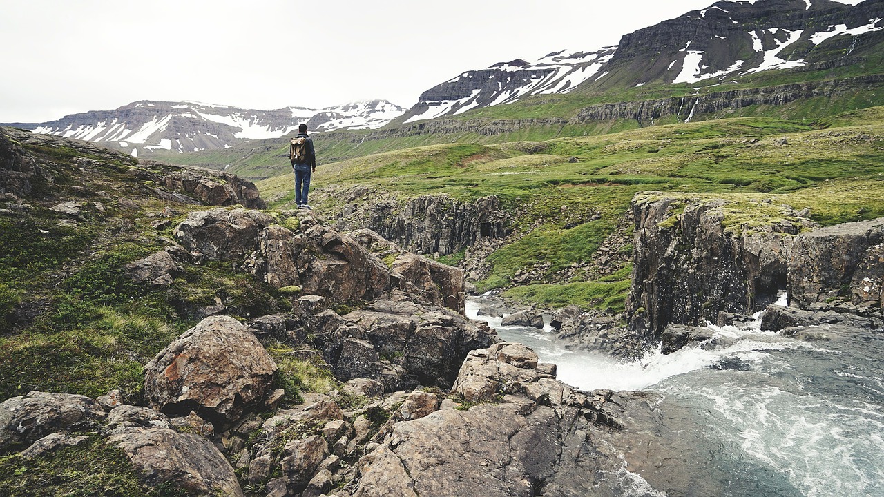 Iceland, Žygiai, Gamta, Vienas, Kraštovaizdis, Pasivaikščiojimas, Kalnas, Highlands, Vaizdingas, Peizažas