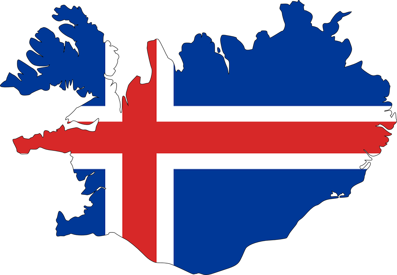 Iceland,  Žemėlapis,  Vėliava,  Europa,  Šalis,  Nemokama Vektorinė Grafika, Nemokamos Nuotraukos,  Nemokama Licenzija