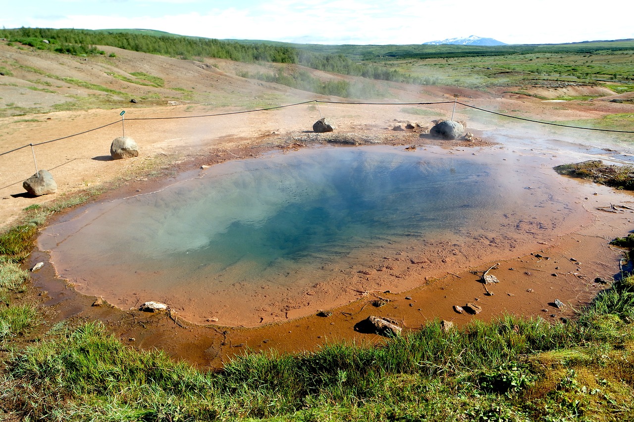 Iceland, Geizeris, Geizeris, Karštosios Versmės, Vanduo, Spalva, Spalvos, Šiluma, Gamta, Kraštovaizdis