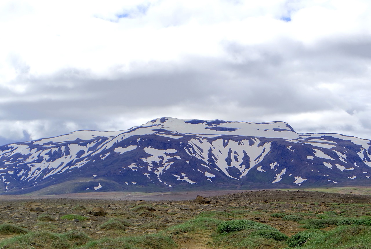 Iceland, Kalnas, Gamta, Kraštovaizdis, Sniegas, Aukščiausiojo Lygio Susitikimas, Vulkanas, Nemokamos Nuotraukos,  Nemokama Licenzija