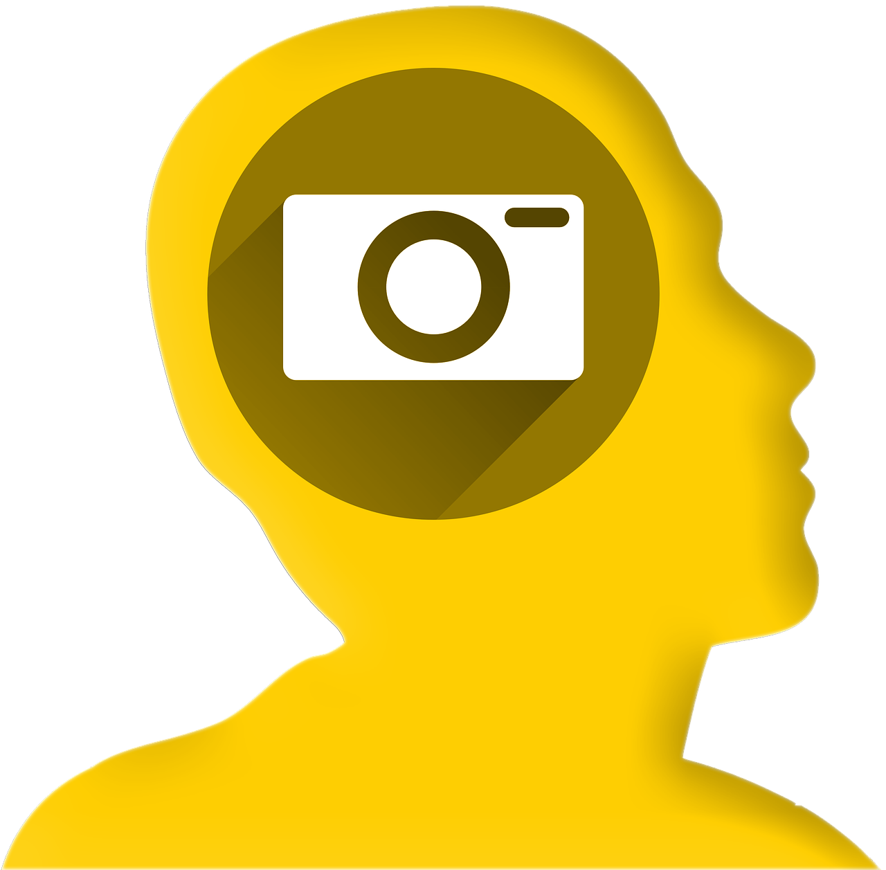 Piktograma, Galva, Profilis, Fotoaparatas, Nuotrauka, Fotografas, Vaizdai, Internetas, Pristatymas, Interneto Svetainė