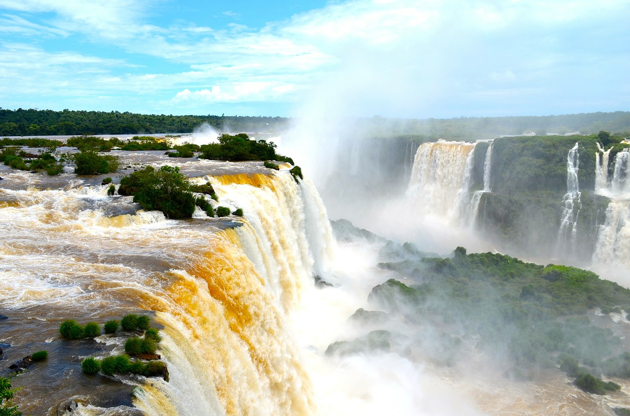 Iguazu, Kaskados Kritimas, Krioklys, Brazilija, Nemokamos Nuotraukos,  Nemokama Licenzija