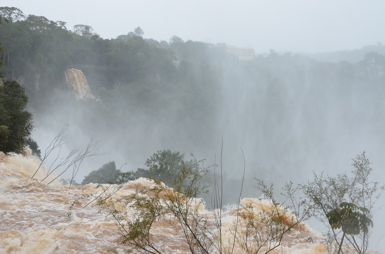 Iguazu, Krioklys, Argentina, Kritimo, Srautas, Kraštovaizdis, Dykuma, Peizažas, Natūralus, Laukiniai