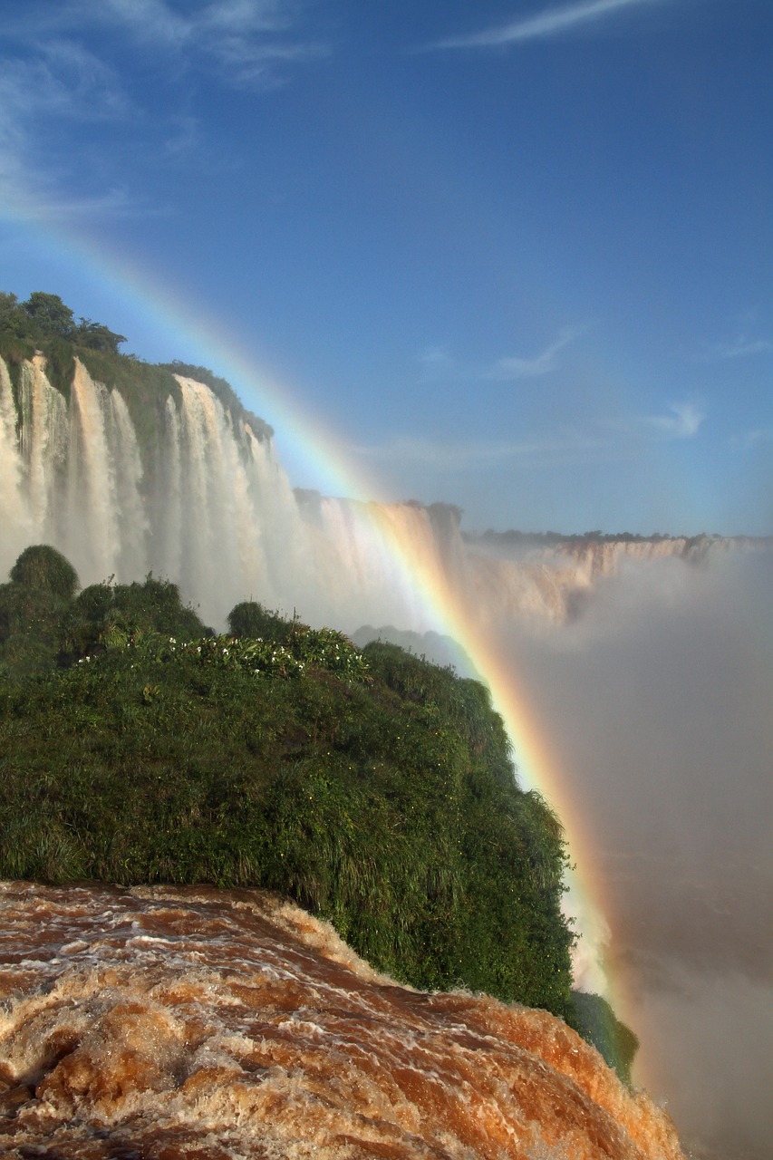 Iguazu Patenka, Kriokliai, Brazilas, Vanduo, Į Pietus, Amerikietis, Kraštovaizdis, Unesco, Cataratas, Turistinis