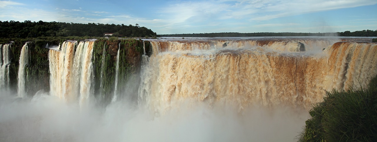 Iguazu Patenka, Argentina, Kritimo, Krioklys, Parkas, Nacionalinis, Cataratas, Unesco, Panorama, Nemokamos Nuotraukos
