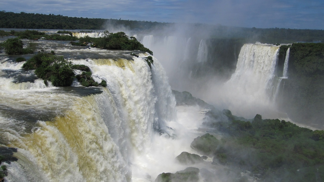 Iguazú Kriokliai, Krioklys, Vandens Siena, Iguazu, Vanduo, Upė, Rėkti, Purkšti, Įvedimas, Įspūdingas